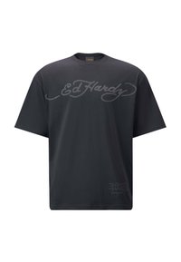 SKULL-FLAME  - Triko s potiskem - black