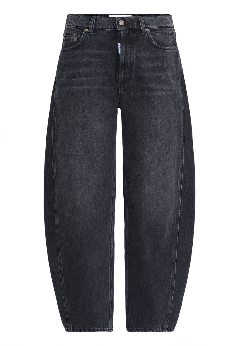 BALL BACAVI CURVED JEANS - Baggy Jeans - la black wash/black denim ...