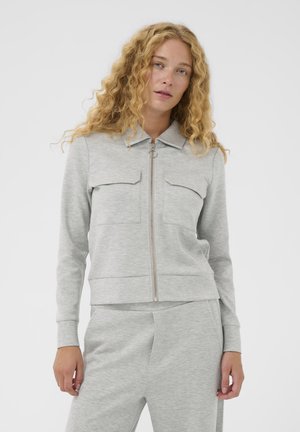 BECA - Mikina so zipsom - granite melange