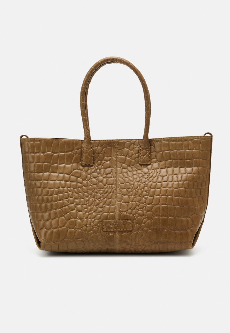 Damen Handtaschen | Liebeskind Berlin CHELSEA KROKO SHOPPER M SHOPPING BAG AUS LEDER IN KROKO-OPTIK Handtasche oakmoss/dunkelgrü Damen Handtaschen | Liebeskind Berlin CHELSEA KROKO SHOPPER M SHOPPING BAG AUS LEDER IN KROKO-OPTIK Handtasche oakmoss/dunkelgrü