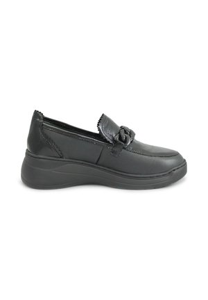 TRECCIA - Scarpe senza lacci - nero