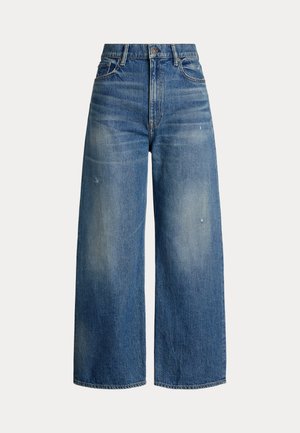 Polo Ralph Lauren HIGH RISE WIDE LEG CROP JEAN - Wide leg - maceen wash