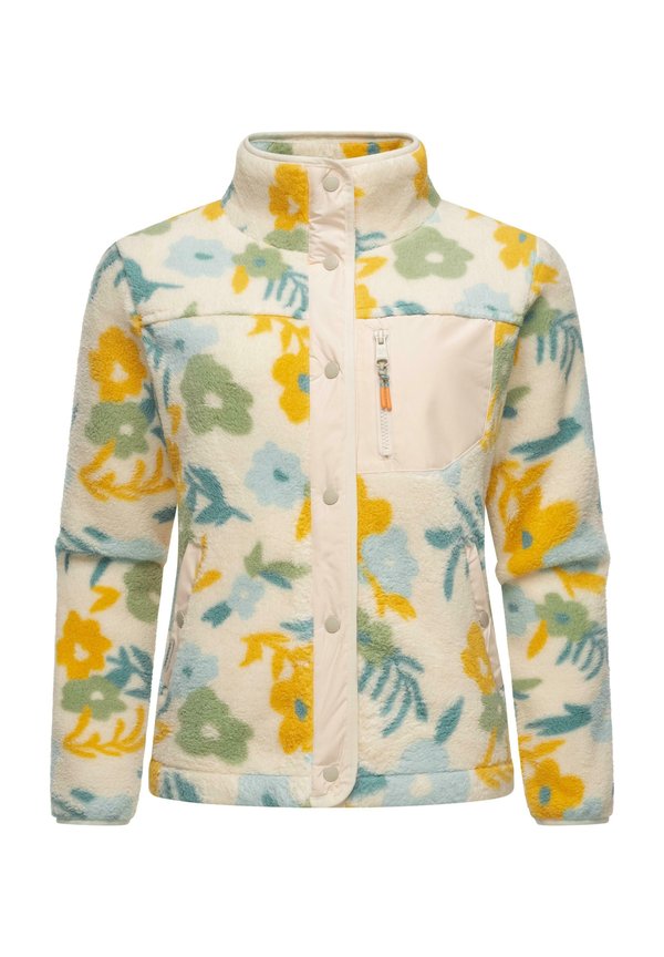 APPOPIS PRINT - Fleecejacke - beige