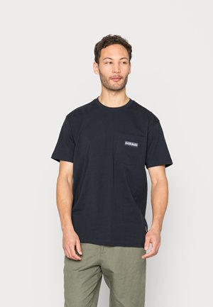 MORGEX - Basic T-shirt - blu marine