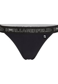 KARL LAGERFELD IKON WITH ELASTIC - Bikini apakšdaļas - black