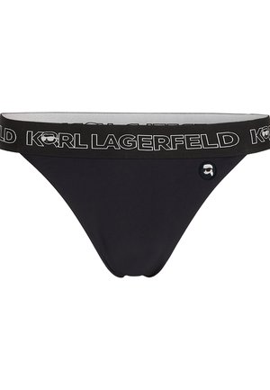 KARL LAGERFELD IKON WITH ELASTIC - Bikini pezzo sotto - black