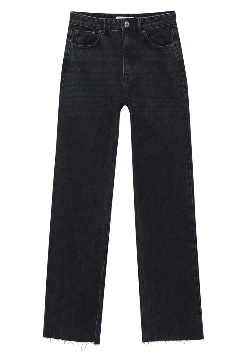 PULL&BEAR Jeans Straight Leg schwarz