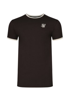 SIKSILK, RINGER - T-shirt basic - brown/stone