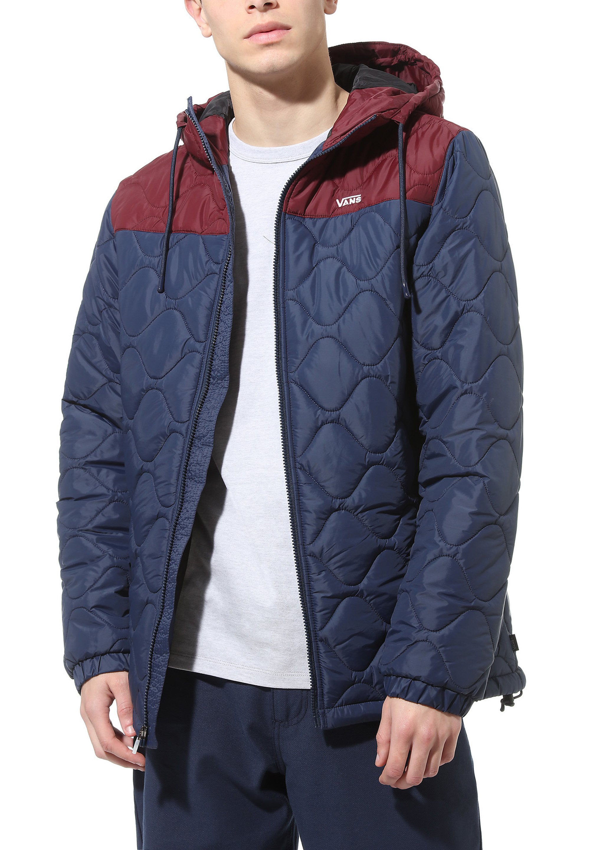 Vans MN WOODCREST Winterjacke dress blues port royale Jacken und Mäntel Vans Woodcrest MTE Jacket Black | Footshop