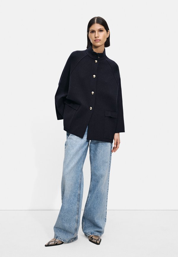 PONCHO WITH HIGH NECK - Cardigan - Main Image
