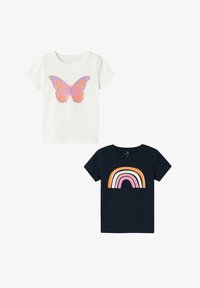 Unselected, weiß dunkelblau