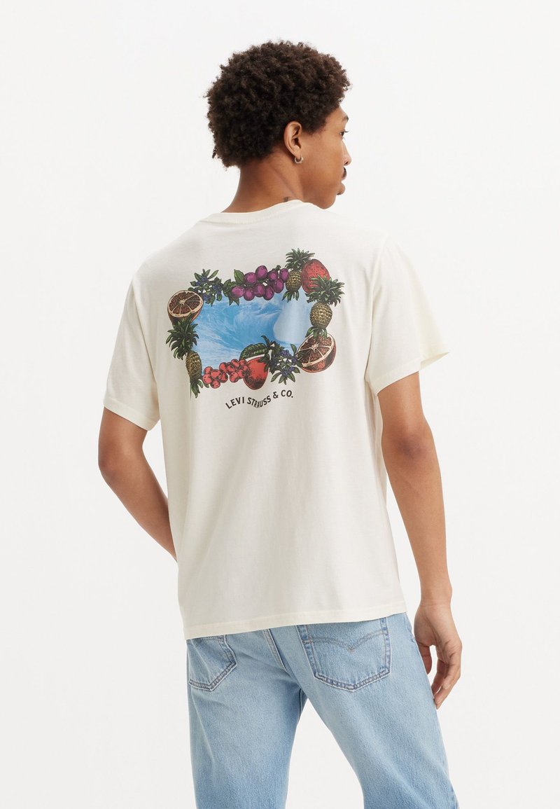 Levi's® RELAXED FIT - Trükipildiga T-särk - egret