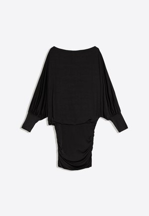 Bershka Jerseyjurk - black