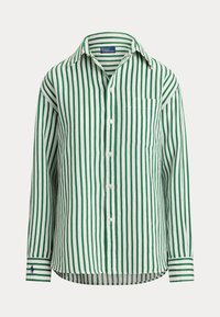 Unselected, white/green
