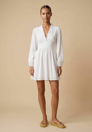 AMERICANDREAMS, UMI SHORT SOLID - Φόρεμα ημέρας - white