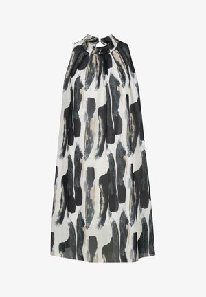 Cloud 5ive CHOKER LAYERS - Day dress - black white