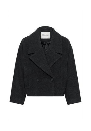 My Essential Wardrobe, MWFRANNIE MAGGIE SHORT JACKET - Blazer - dark grey melange