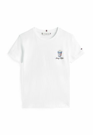 BACK GRAPHIC  - T-shirts print - white
