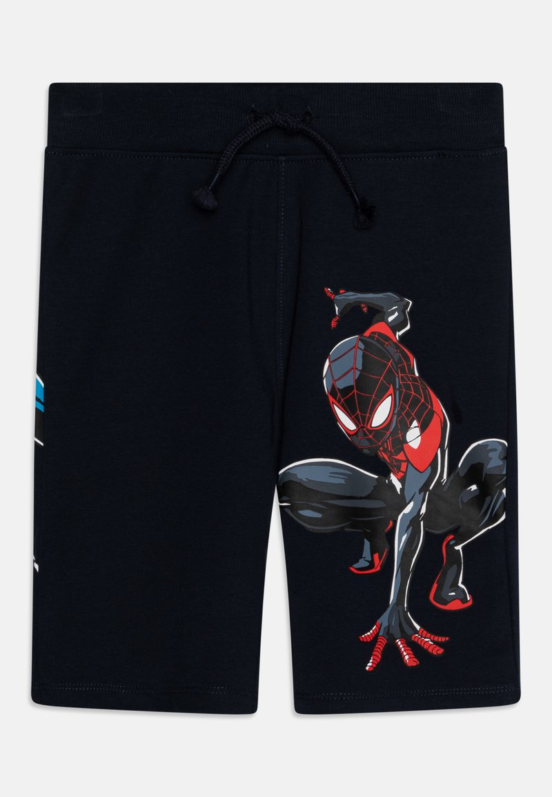 Name it - NMMMU SPIDERMAN LONG SHORTS - Šortai - dark sapphire, Padidinti