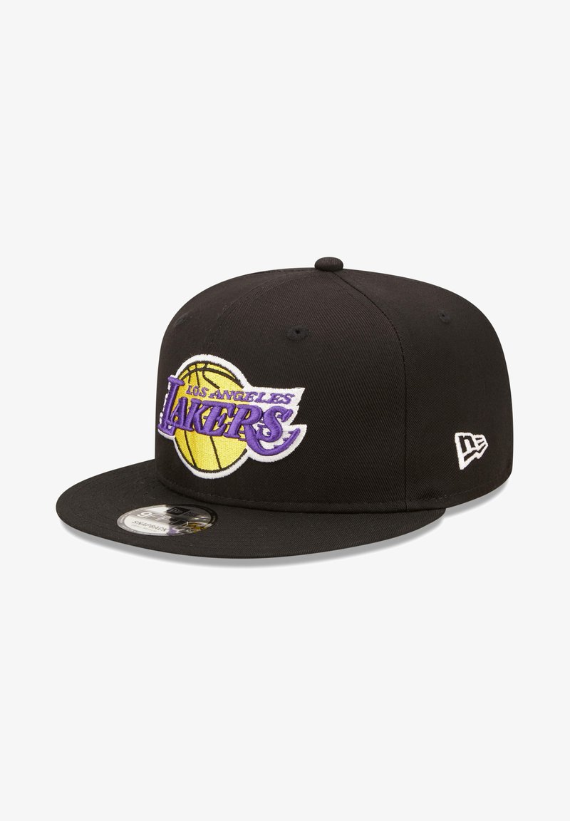 New Era TEAM SIDE PATCH 9FIFTY Cap los angeles lakers blkyel