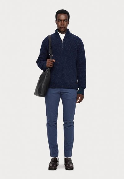 PS Paul Smith SWEATER ZIP NECK - Pullover - dark blue