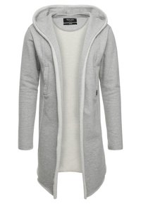 BREKSTAD - Felpa con zip - light grey mix