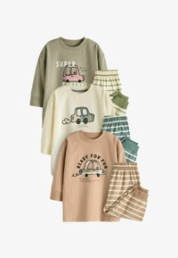 Izbrano, neutral sage green transport