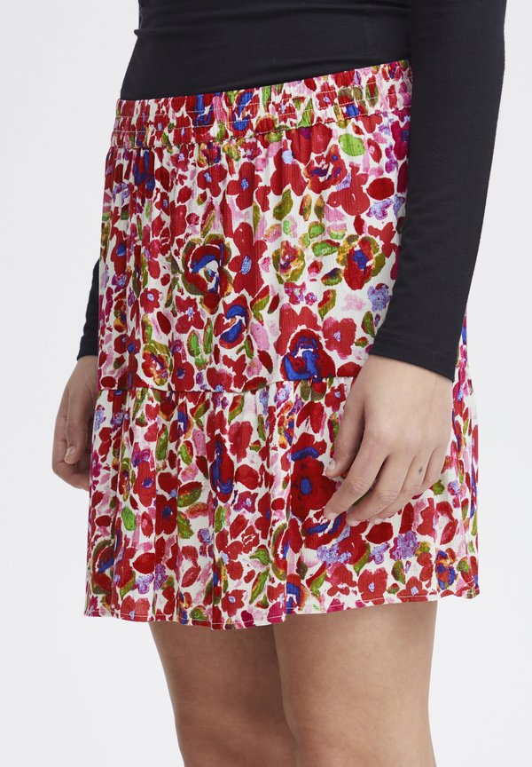 IHMARRAKECH - A-line skirt - love potion flower aop2