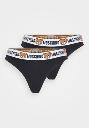 Moschino Underwear THONG 2 PACK - Perizoma - black