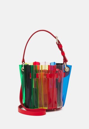 PLISSÈ MINI BUCKET - Kabelka - transparent/rainbow