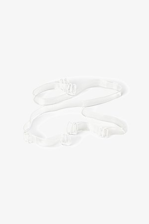 Čisté elastické popruhy s třemi nastavovacími sponami. Hladký povrch, lehký a flexibilní design pro snadné nastavení a pohodlí.