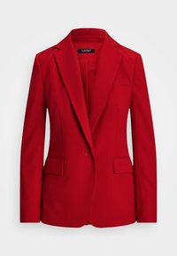 Lauren Ralph Lauren WOOL FLANNEL BLAZER - Žakete - festive red