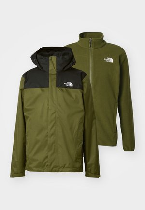 EVOLVE TRICLIMATE JACKET 2 IN 1 - Soft shell jacket - forest olive/black