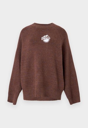 MELICIA JUMPER - Jumper - brown melange