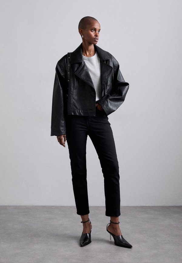 LE HIGH - Straight leg jeans - nero4