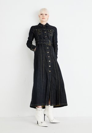 LONG FITTED INDIGO JACKET - Veste en jean - denim