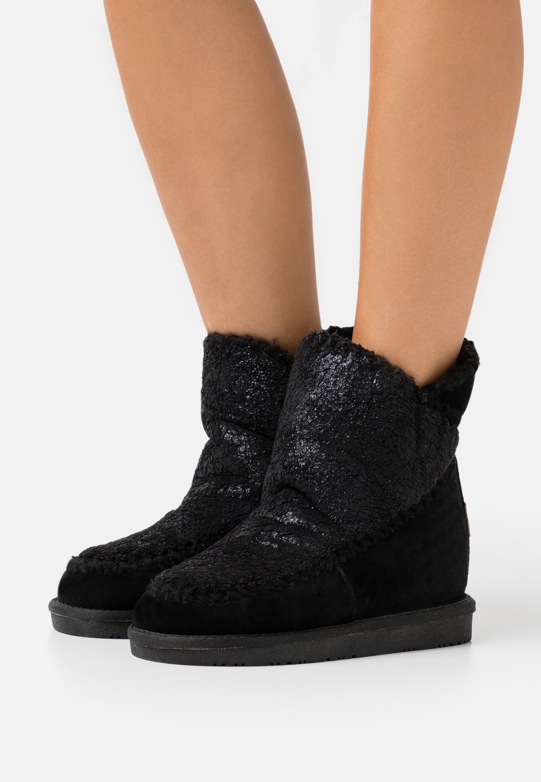 Gioseppo Botines de cuña - black/negro - Zalando.es