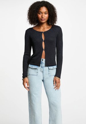LONG-SLEEVED  - Cardigan - bleu marine
