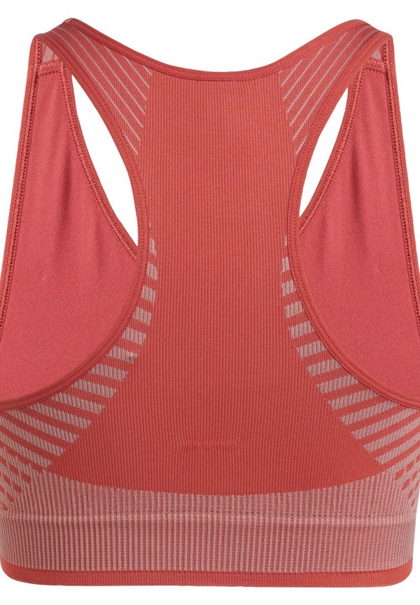 AEROKNIT LIGHT SUPPORT - Medium support sports bra - preloved ruby  warm clay3