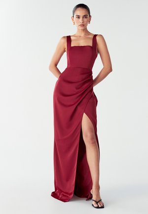 WILLA DETROIT - Vestido de fiesta - burgundy