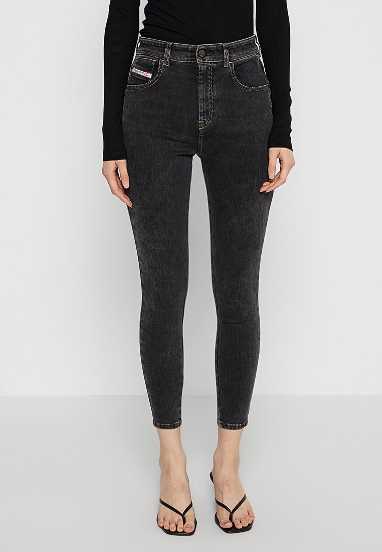 Diesel Jeans Skinny Fit donkergrijs