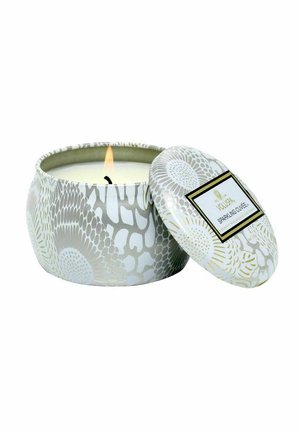 VOLUSPA DECORATIVE TIN CANDLE SPARKLING CUVÉE 113G - Doftljus - silver