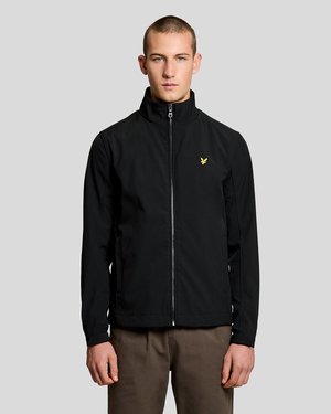 Lyle & Scott SOFTSHELL FUNNEL NECK - Veste légère - jet black