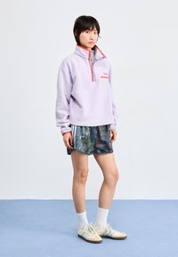 Columbia HELVETI CROPPED HALF SNAP  - Sweat polaire - lavender/shale purple/zing