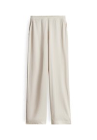 HIGH RISE LONG WIDE FIT - Stoffhose - natural glaze