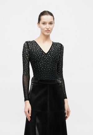 FLORA BODYSUIT - T-shirt à manches longues - jet black