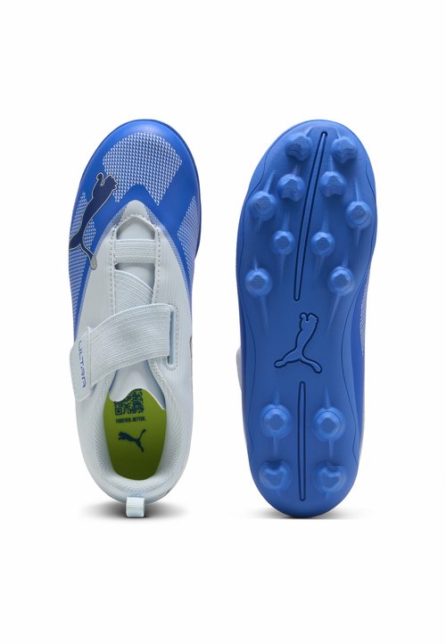 PUMA ULTRA 7 PLAY FG/AG RB JR UNISEX - Football boots artificial grass - ultra blue-icy blue- black-lime squeeze — photo 3