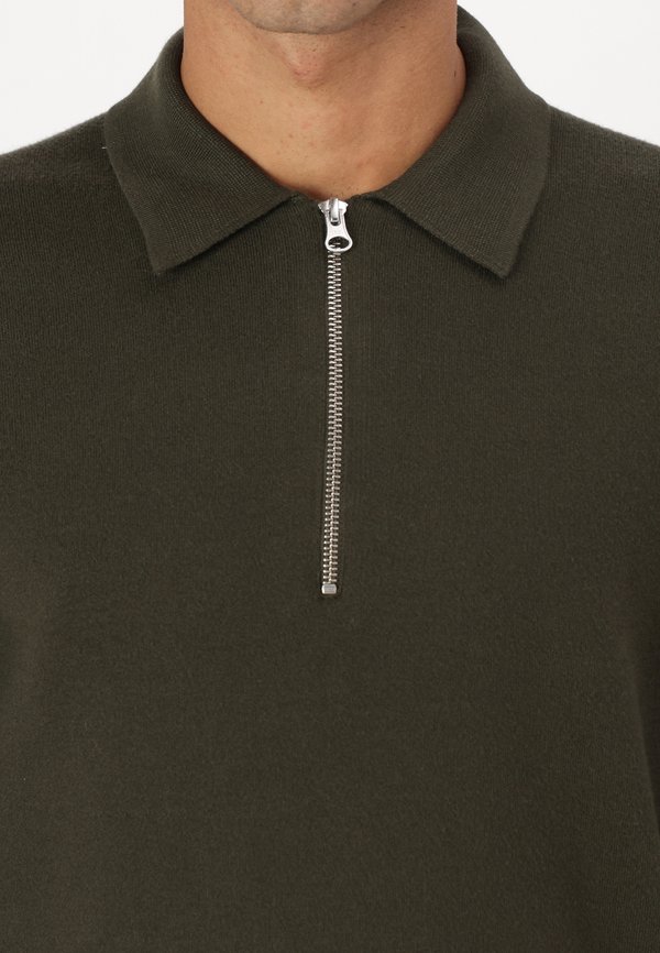 GUNA HALF ZIP - Jumper - forest night3