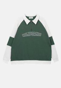 Sweatshirt - green/white