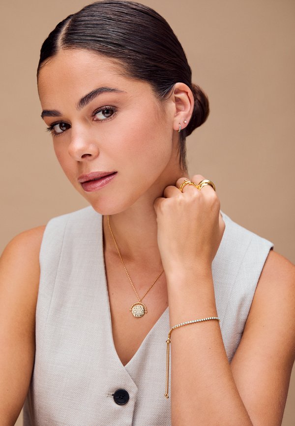 FINE TURQ TENNIS SLIDER BRACELET - Bracelet